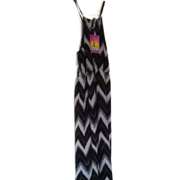 NWT She's Cool Halter Top Maxi Women’s Sun Dress w/ Slits Multiple Sizes - Picture 1 of 4